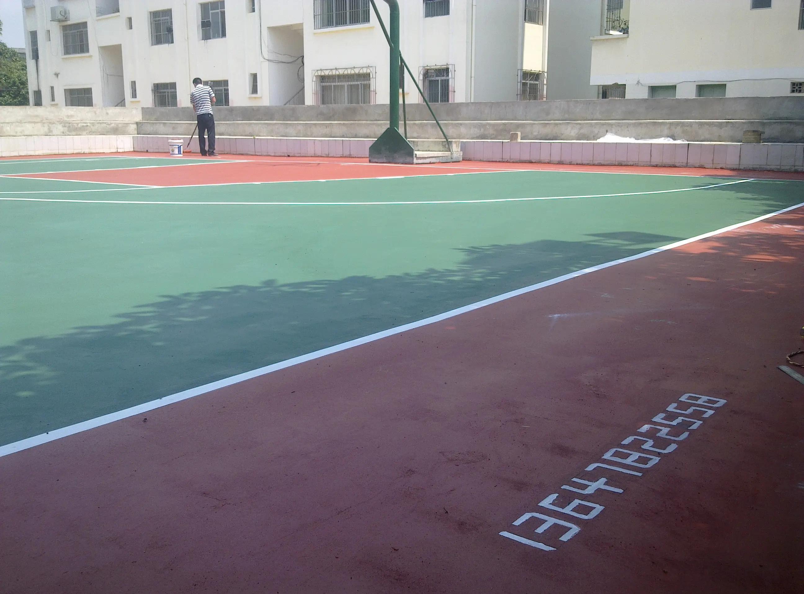 丙烯酸球场涂料与环氧地坪漆 运动场地的理想选择对比