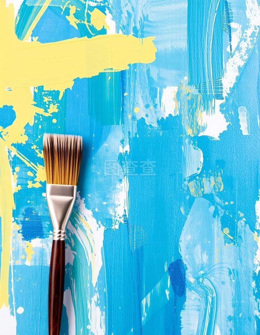 刷漆与抽象丙烯酸漆 探索家居装饰与艺术创作的多样表达